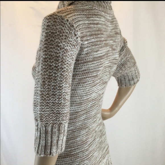 Planet Gold 3/4 Sleeve Sweater With Pockets - Picture 3 of 9